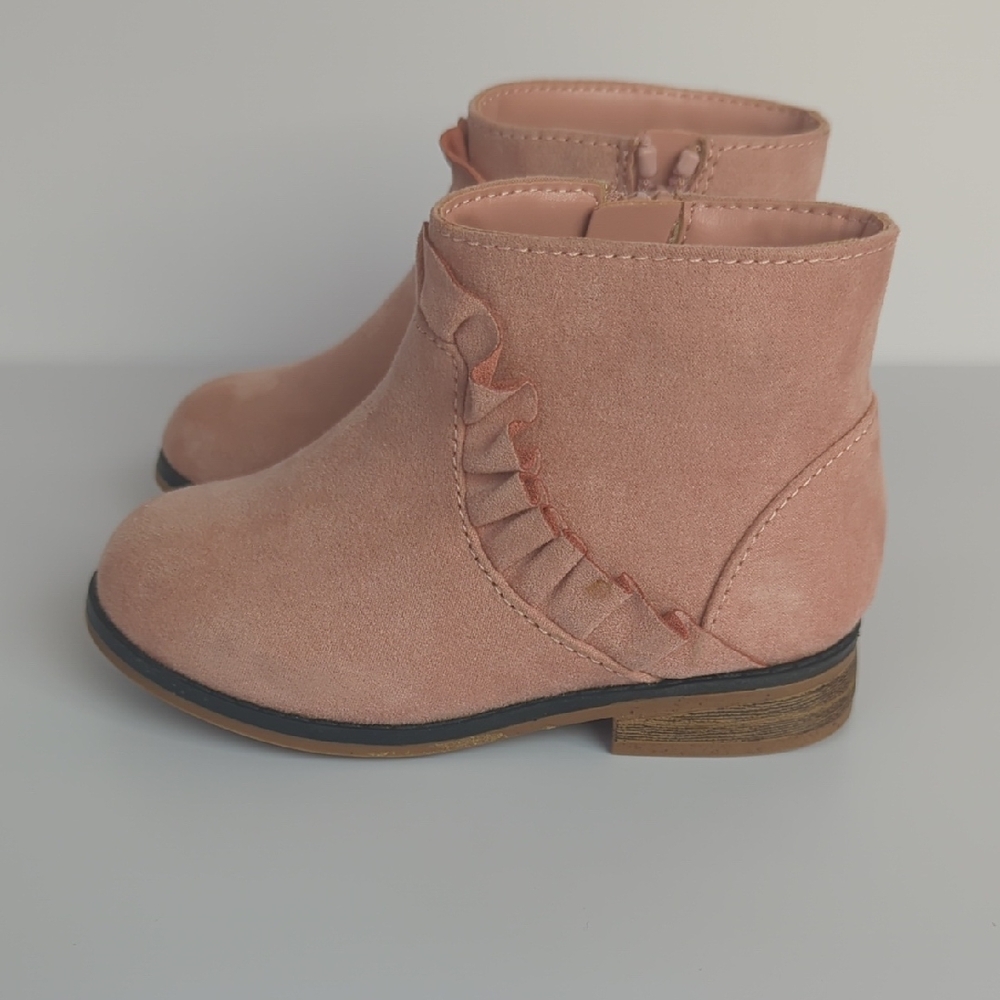 Kids Pink Ankle Boots